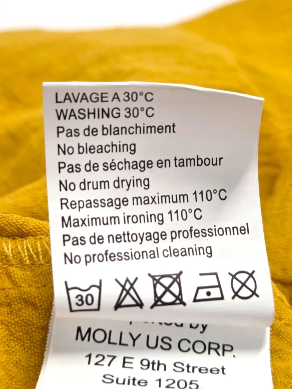 NWT Molly Bracken Scalloped Hem Shorts in Yellow Mango – Size S